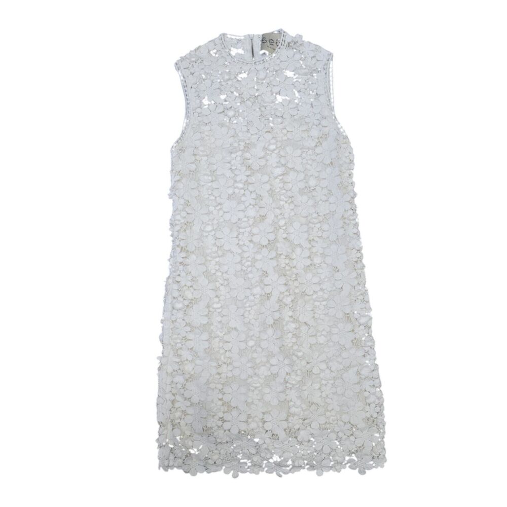 SEA New York White Floral Mini Dress